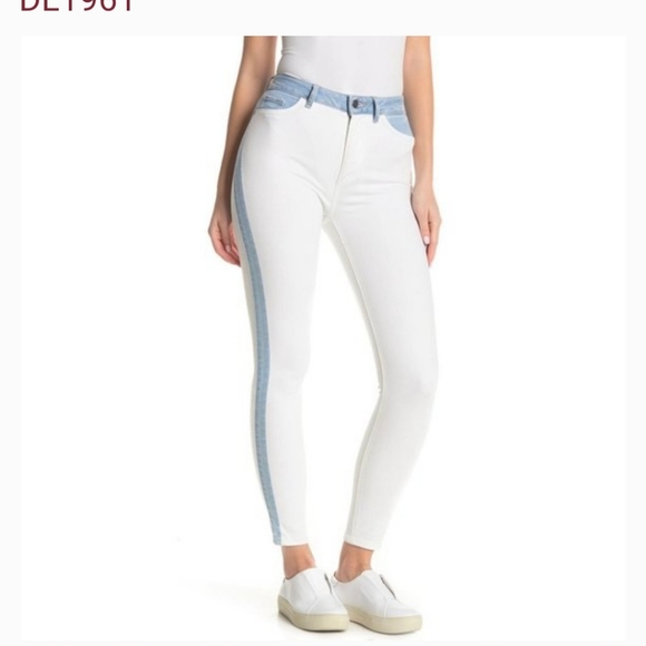 DL1961 Denim - 3×🎉HP DL1961 Farrow Hi-Rise Skinny 2 Tone Jeans 💥SALE💥